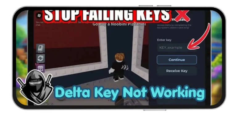 The key doesn't work
